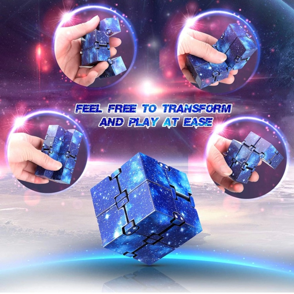 Infinity Cube 4 Pieces Fidget Cube Toy - Picture 3 of 5